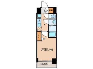 プレサンス今池駅前フェルディノの物件間取画像